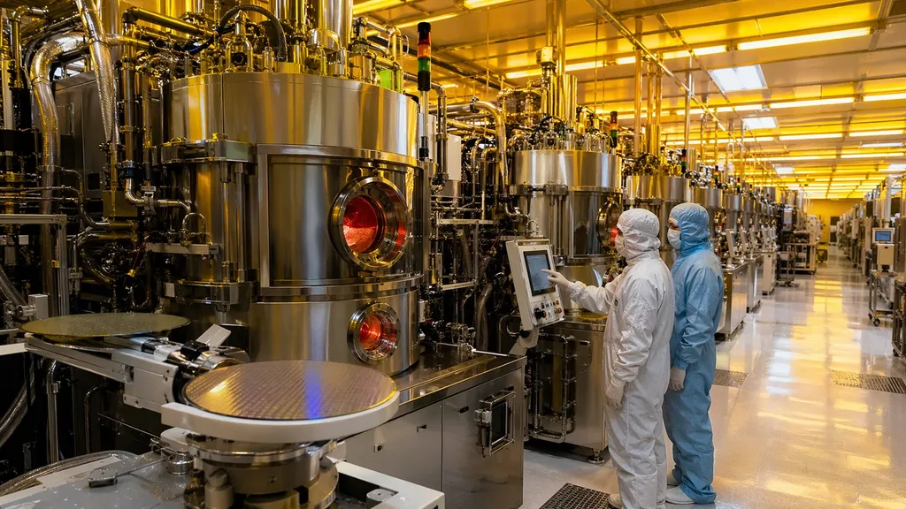 Aixtron Stock Jumps 7.75% to €44.08 as GaN MOCVD Demand for Nvidia 800V AI Data Centers Drives Deposition Equipment Rally