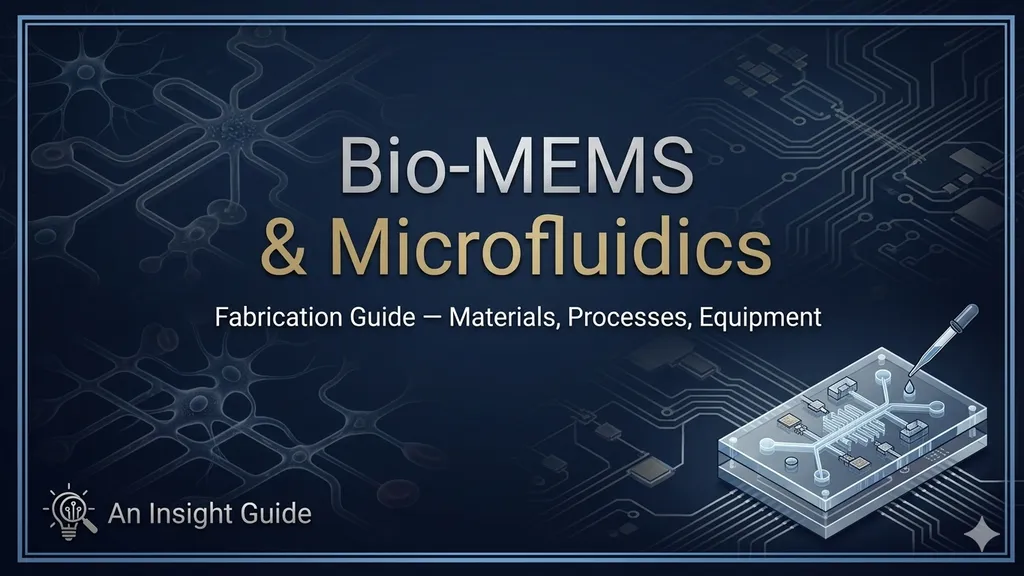 Bio-MEMS & Microfluidic Chip Fabrication – Materials, Processes, and Equipment Guide