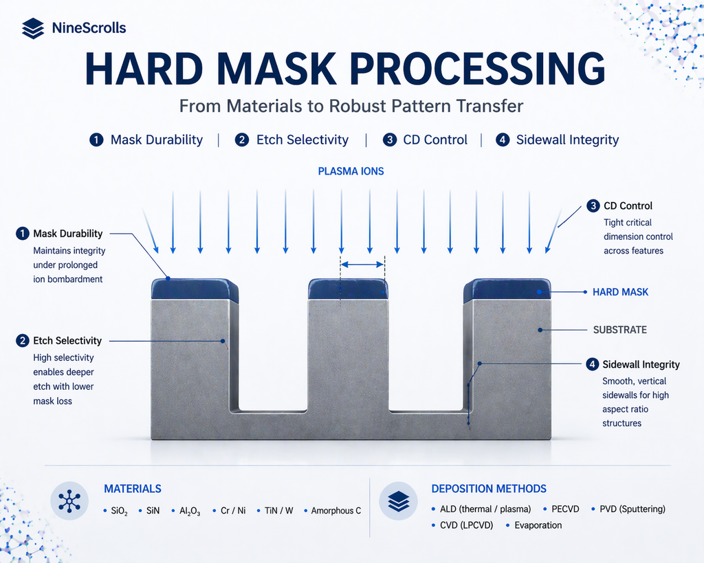 Hard Mask Processing: Materials, Integration, and Pattern Transfer Strategies