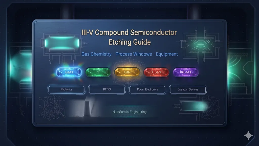 III‑V Compound Semiconductor Etching – Gas Chemistry, Process Windows, and Equipment Guide