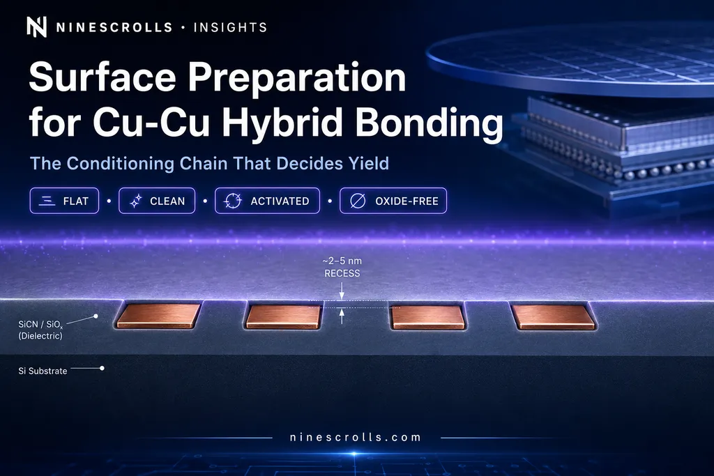Surface Preparation for Cu-Cu Hybrid Bonding: The Conditioning Chain That Decides Yield