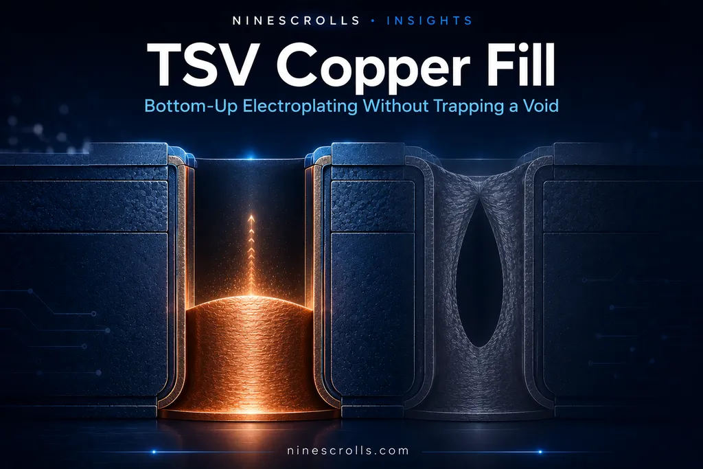 TSV Copper Fill: Bottom-Up Electroplating Without Trapping a Void